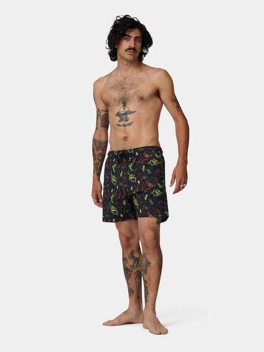 Costum De Baie Bărbați Pantaloni Scurți Negru