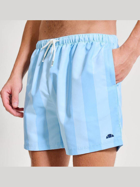 Men's Swimwear Shorts Light Blue Striped