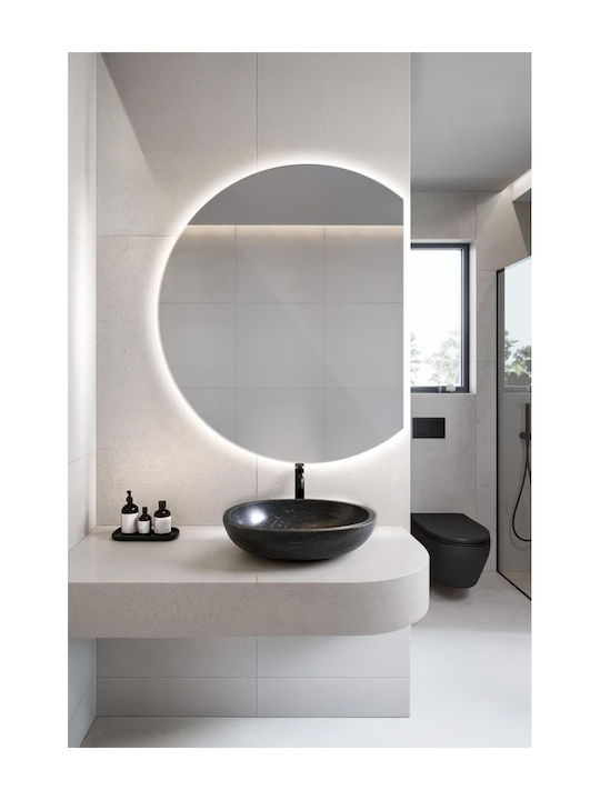 SteweHome Καθρέπτης Μπάνιου Led 45x50cm Λευκός
