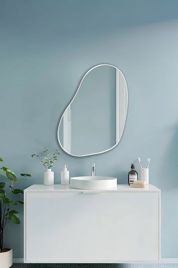 SteweHome Bathroom Mirror Made of MDF 100x135cm Bronze