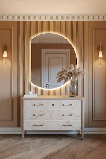 SteweHome STE-008227-V9459-129248 Καθρέπτης Led 90x105cm Κίτρινο SteweHome STE-008227-V9459-129248 Καθρέπτης Led 90x105cm Κίτρινο