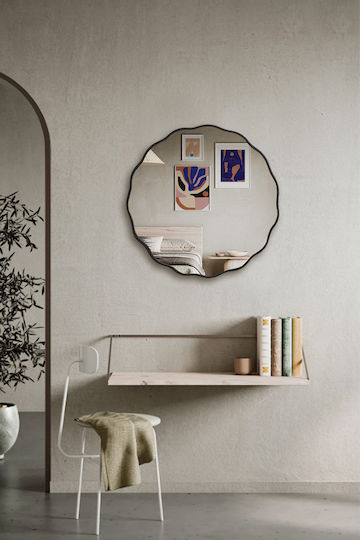 SteweHome Bathroom Mirror 80x80cm Gray