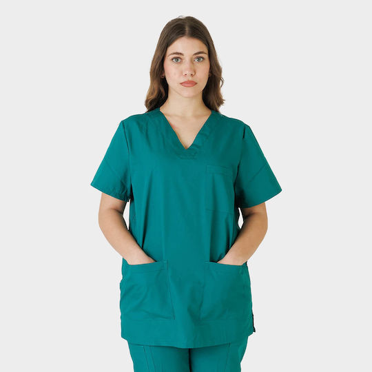 Dr. Scrub Unisex Ιατρική Μπλούζα Πράσινη