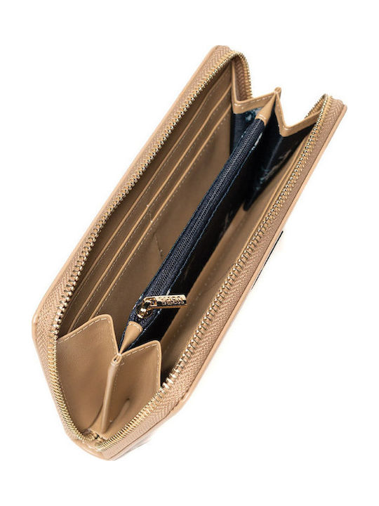 Großes Damenbrieftasche Beige