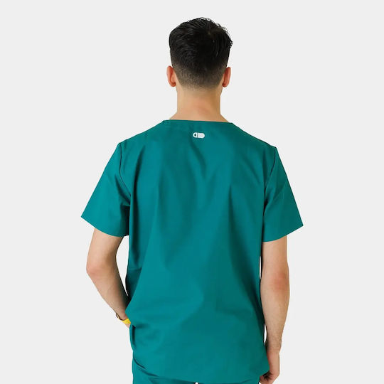 Dr. Scrub Unisex Ιατρική Μπλούζα Πράσινη