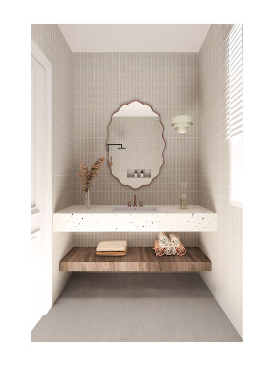 SteweHome Bathroom Mirror 65x40cm Silver