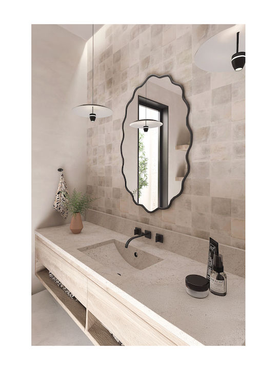 SteweHome Bathroom Mirror 65x40cm Silver