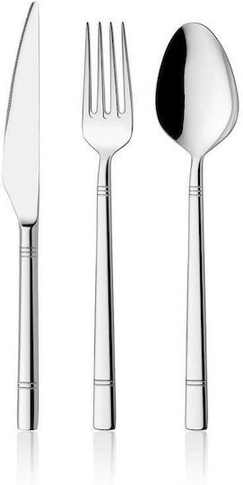 SteweHome Set de Tacâmuri Inoxidabile Argintii 72 Bucăți