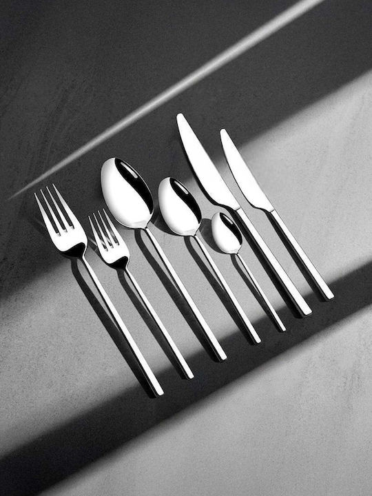 SteweHome Cutlery Set Stainless Steel Gray 84 Pieces