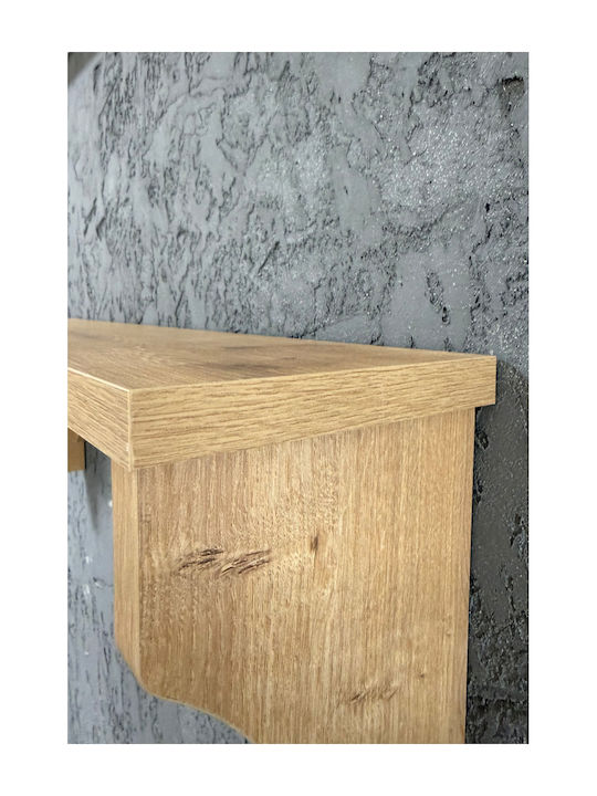 Ράφι Τοίχου Καφέ 60x14x14εκ.