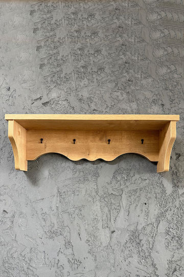 Wandregal Braune 60x14x14cm