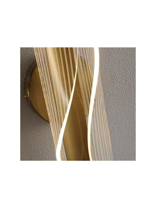SteweHome Moderne Wandleuchte mit Lampenbirnensockel E27 Gelbe