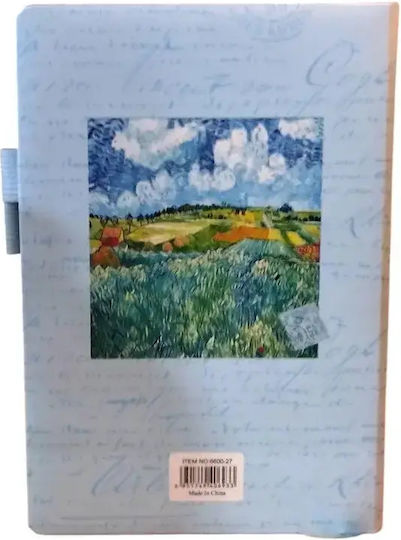 Maxleaf A5 Notebook 80 Sheets Ruled with Light Blue Pen Case