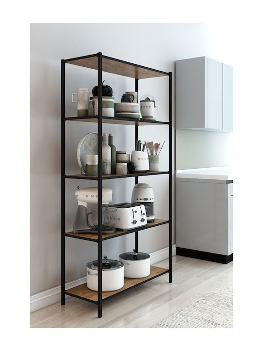 Beige Bookcase 50x24x150cm