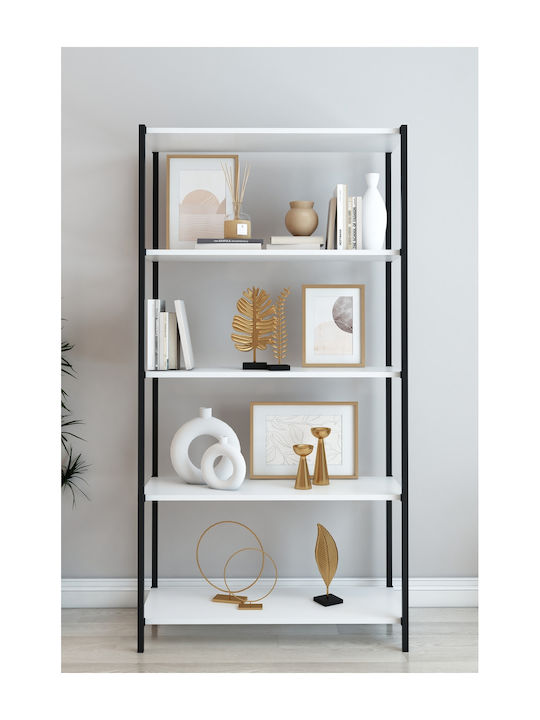 Βιβλιοθήκη Λευκή 50x24x150εκ.