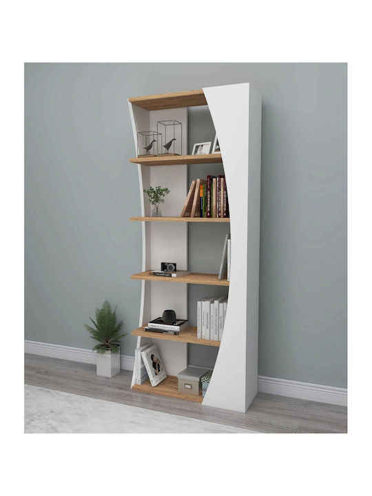 Βιβλιοθήκη Λευκό 150x23.8x25εκ.