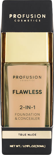 Profusion Cosmetics Liquid Foundation True Nude 30ml