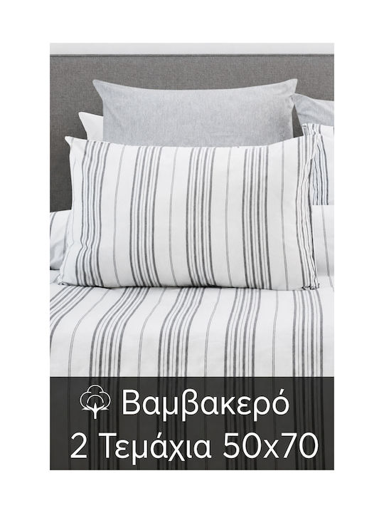 SteweHome Set White Pillowcases 50x70cm