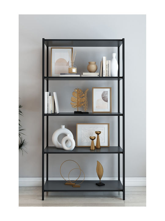 Gray Bookcase 50x24x150cm