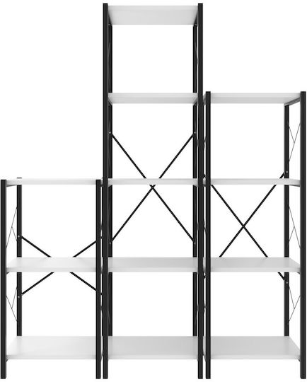 Етажерка Бяла 120x30x151см