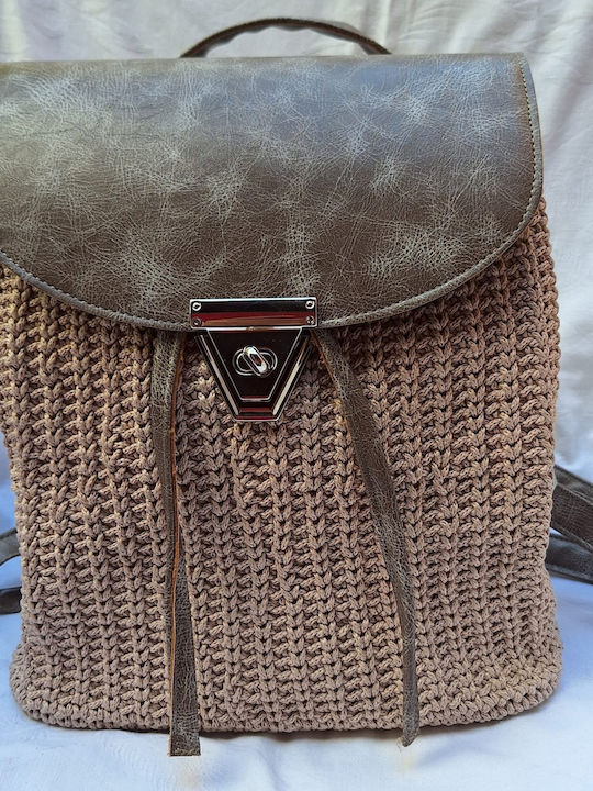 Rucksack Damen Handtaschen Beige