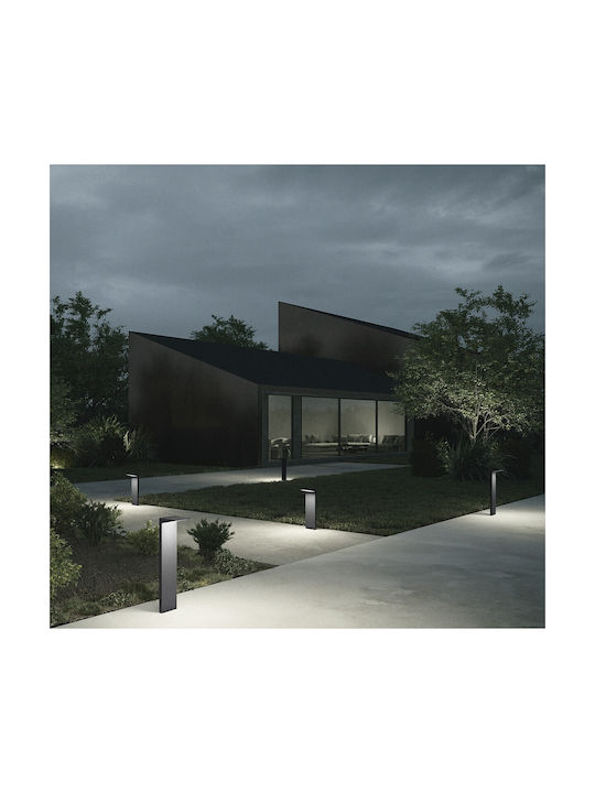 VK Lighting Outdoor LED Floor Lamp for Exterior 10W with Warm White Light IP65 Brown