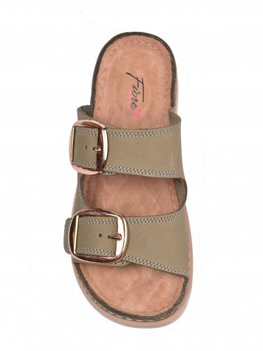 Summer Women's Platform Slippers Style Green