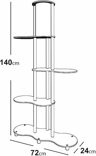 Fratelli Home Floor Lamp H150xL17cm