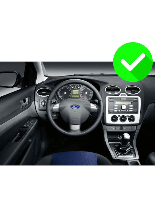 Carmedia Car Audio System for Ford Focus 2005-2012 with A/C Bluetooth USB WiFi GPS Apple CarPlay Android Auto with 9" Touch Screen