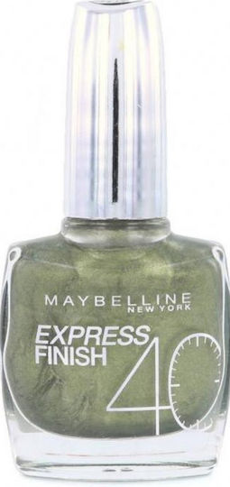 Maybelline Express Finish 40 Seconds Glossy Βερνίκι Νυχιών Quick Dry Πράσινο 10ml