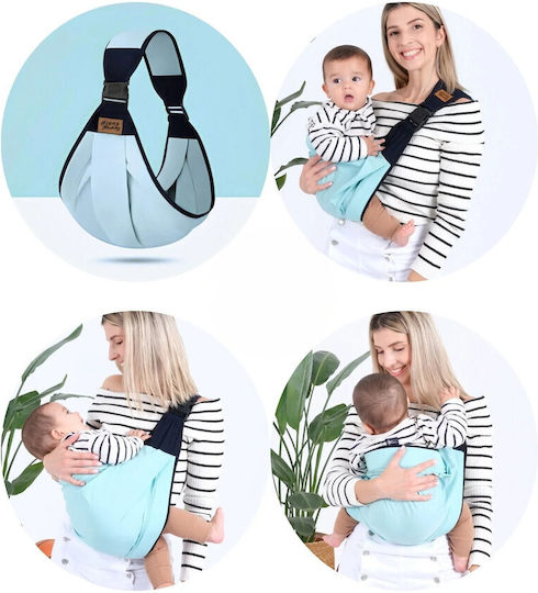 SteweHome Back Baby Carrier Green with Maximum Weight 20kg