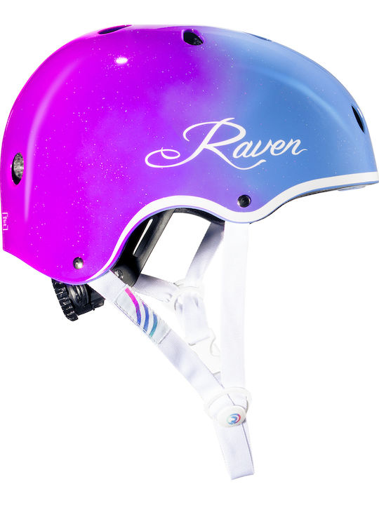 Raven Παιδικό Κράνος για Ποδήλατο & Πατίνι BMX Μωβ
