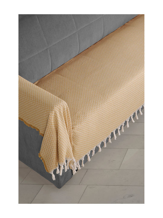 SteweHome SteweHome Dreisitzer-Sofa Wurf 115x300cm Gelbe