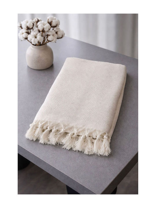 SteweHome Cuvertură Pentru Canapea De Fotoliu 180x215 Cm Ecru