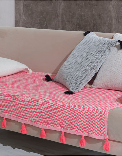 SteweHome Cuvertură Pentru Canapea De Fotoliu P115xL201cm Coral SteweHome Cuvertură Pentru Canapea De Fotoliu P115xL201cm Coral