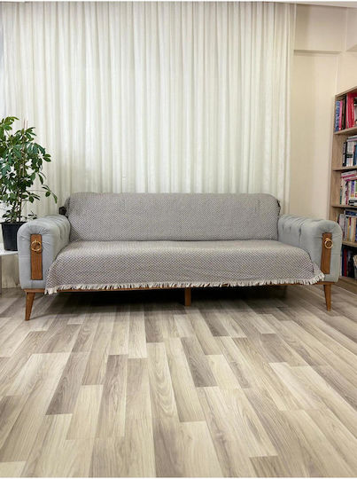 SteweHome Πολυθρόνας Π170xΜ210cm Καφέ