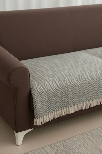 SteweHome Decken & Couchdecken Sesselüberwurf 100x210cm Schwarz
