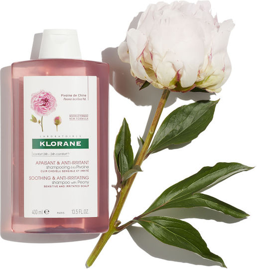 Klorane Peony Шампоан за Чувствителен Скалп за Крехка Коса 400мл