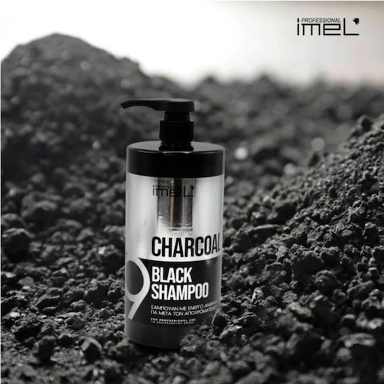 Imel Charcoal Black Σαμπουάν Διατήρησης Χρώματος για Βαμμένα Μαλλιά 1000ml