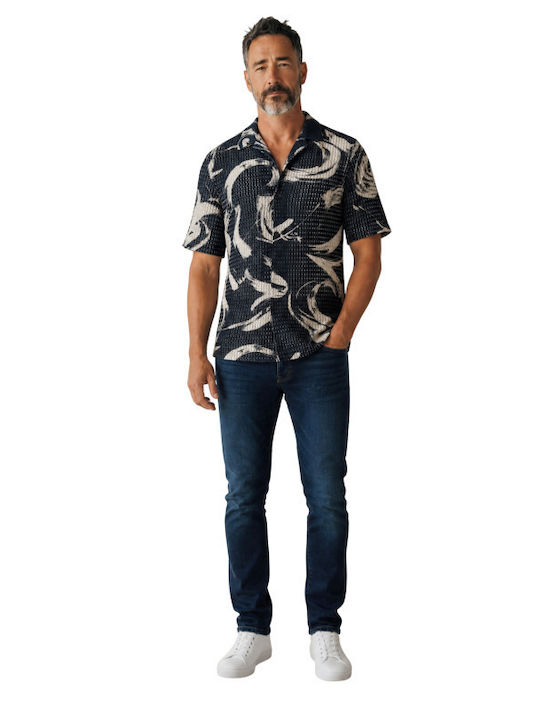 Short Sleeve Shirt in Narrow Fit Black