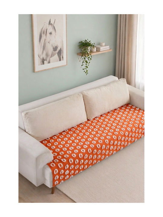 SteweHome SteweHome Sesselüberwurf Strickware 100x200cm Orange
