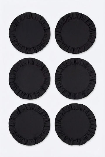 SteweHome Tischsets Schwarz 120x40cm 7 Stück
