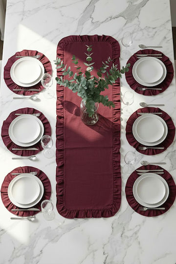 SteweHome Салфетки Червени 120x40см 7 Бройки