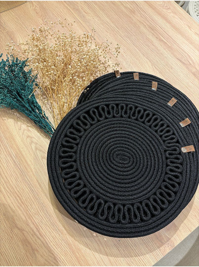 SteweHome Tischsets Korbweide Schwarze 33x33cm 6 Stück SteweHome Tischsets Korbweide Schwarze 33x33cm 6 Stück