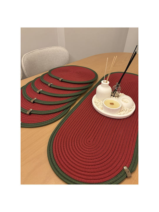 SteweHome Tischsets Korbweide Rote 80x30cm 6 Stück