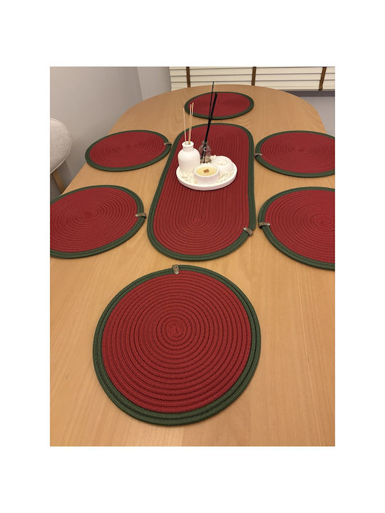 SteweHome Tischsets Korbweide Rote 80x30cm 6 Stück