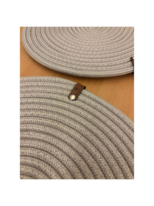 SteweHome Tischsets Korbweide Grau 80x30cm 6 Stück