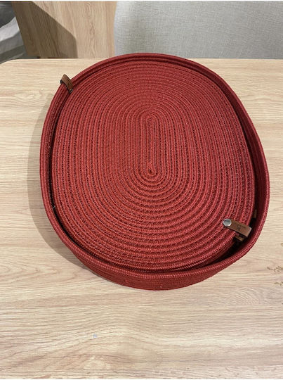 SteweHome Tischsets Korbweide Rote 40x30cm 7 Stück