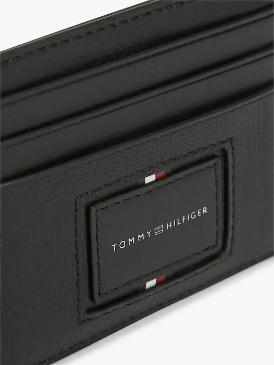 Leather Men's Card Wallet Black