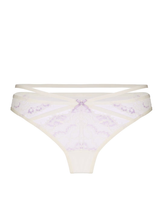 Wera Women's String with Lace White